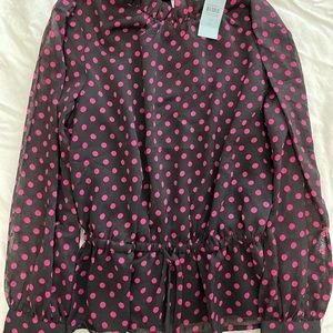 Polka dot Ann Taylor blouse